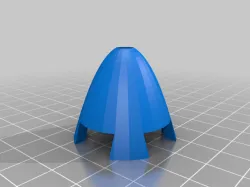 Spinner 4 blades cox nitro engine
