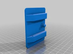 Spring-loaded sliding door lock