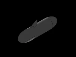 submarine's body model