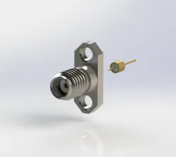 TE Connectivity 38 GHz Super SMA (SSMA) RF Coax Connector