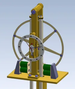 Tuning fork clock