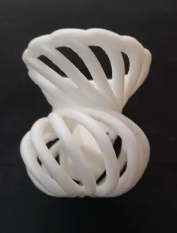 Vase with rock