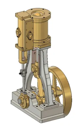 Vertical Steam Engine