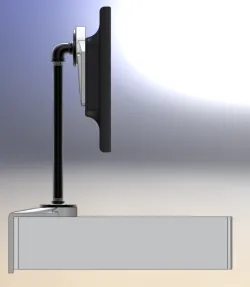 VESA Desk Mount with NPT Pipe