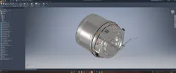 Viper 8 Jet Engine Center Casing and Combuster