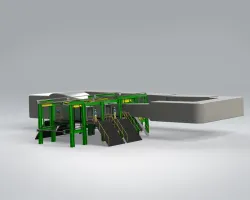 Wind tunnel  test section interchangeable layout