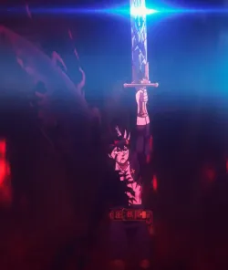 Wizard King Sword from Black Clover. Imperial Sword Elsdocia