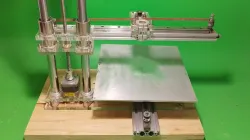 XY Cross Table Axis 3D Printer DIY CNC Router Machine Homemade