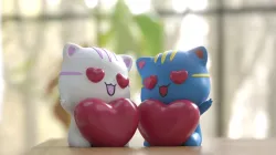 ♡♡♡ LOVELY KAWAII KITTY cute and in love 