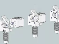 3DMON's DD Extruder for the E3D Hotend