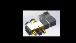 Air Solenoid Valve 5/2  Electric Magnetic Valve