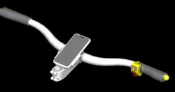 Bicycle blinking lights.