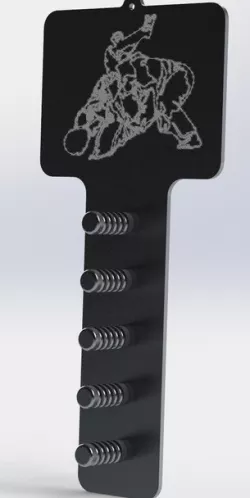 BJJ belt hanger