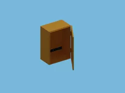 Box for solar panel control unit