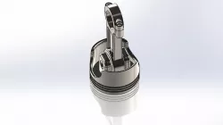 Car's Engine Piston