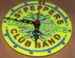 Custom multicolored wall clocks