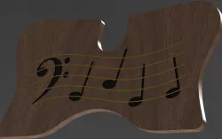 Double bass stand front