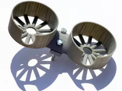 Double Cup Holder for a Porch Swing