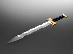 Flame Celtic Sword
