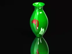 Flower vase (Fox logo)