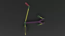 Four-bar Straight-line Linkage of Roberts