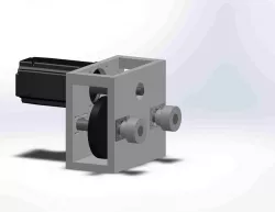 Gearbox by belt