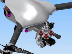 Gimbal for Mobius Action Cam with rotation Axis