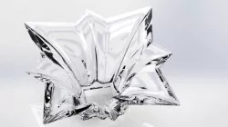 Glass decorative bowl