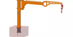 Jib crane / articulated crane / handling manipulator