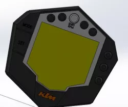 KTM duke 390 speedometer