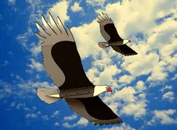 (metal) Griffon Vulture