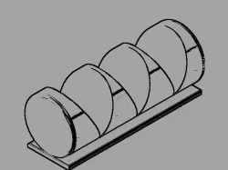 Metallic Taco Holder