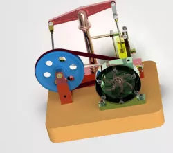 Model of steam engine