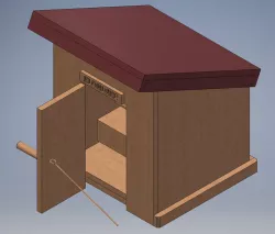 Mouse house with surprise