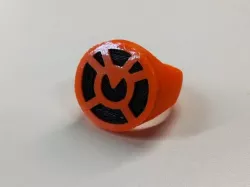 Orange Lantern Ring for Dual Extrusion