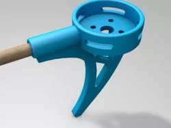Quad Motor Mount with Landing Gear for Fusion Quad