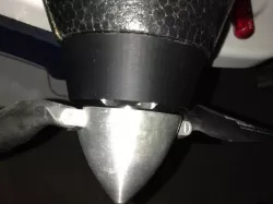 Rear motor cone for RVjet