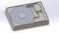 senior design hard disk disk rough model