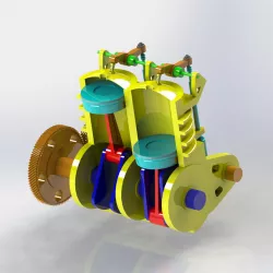Two Cylinder Engine