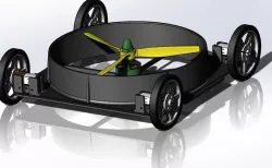 WALL CLIMBING ROBOT 6 INCH TRI-BLADE DESIGN
