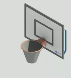 Wall Mounted Flat Fixed Practice Basketball Goals