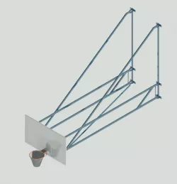 Wall Mounted Hinged Matchplay Basketball Goals