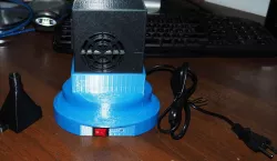Welding fumes aspirator box