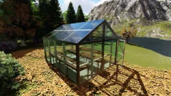 Wood greenhouse