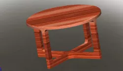 Wooden Chair & Table