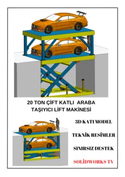20 tons car carrier lift machine