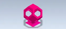 3D CAD Basic exercise / CATICS 3D13-H04/ Geometric Shapes/ Cuerpos Geométricos/ Autodesk Inventor Pro