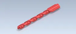 3D CAD Curtis Waguespack part /Drill Bit/ Broca/ Autodesk Inventor Pro