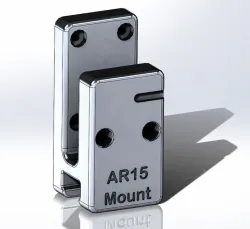 AR15 Wall Mount