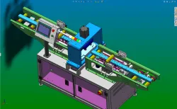 Automatic punching machine for aluminium profiles